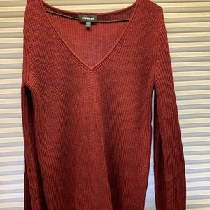 Express sweater. Beautiful dark red color. Never worn!